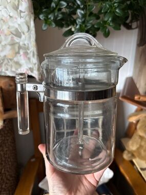 XL Glass Pyrex French Press Coffee Maker